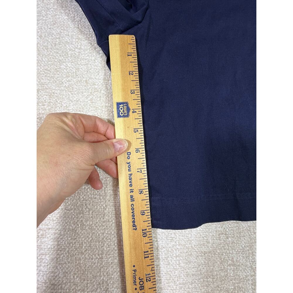 Talbots Womens 8 Blue Chino Walking Shorts Classic Casual Summer Stretch Comfort - Picture 6 of 8